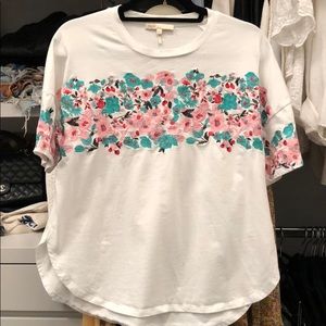 Maje floral embroidered T-shirt